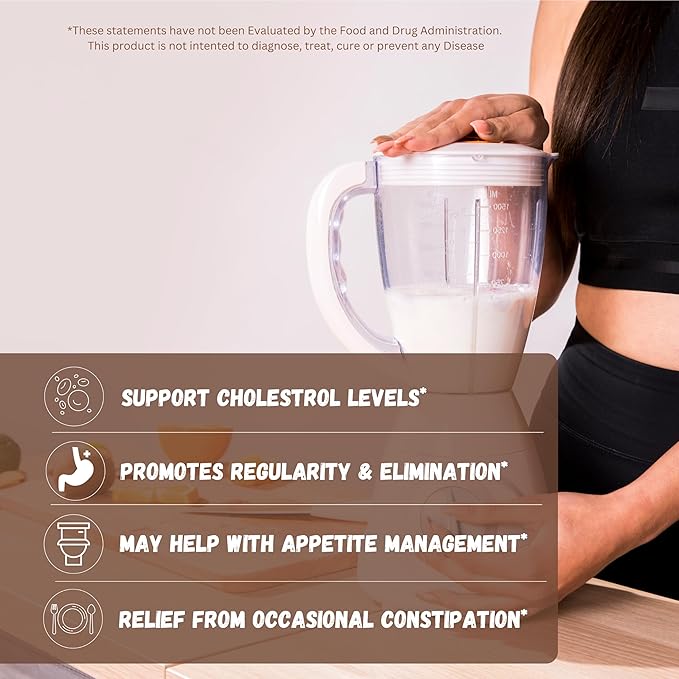Sown and Grown Psyllium Husk Powder- 12oz | Psyllium Husk for Baking | Cleanse Your Digestive System | Finely Ground Powder | Ideal for Baking | Non-GMO