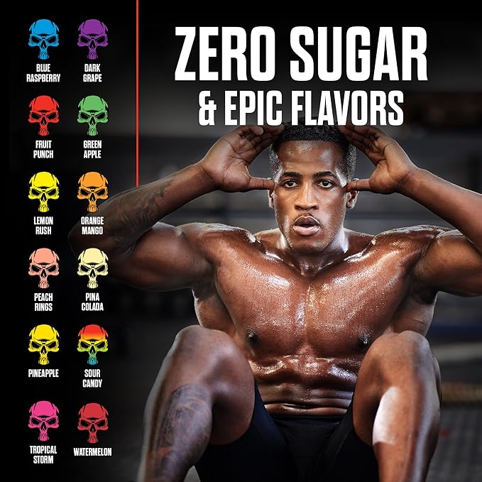 JNX Sports The Curse! Pre Workout Powder - Green Apple 50 Servings | Preworkout: Boost Strength, Energy + Focus for Men & Women | Caffeine, Beta-Alanine, Creatine & L-Citrulline
