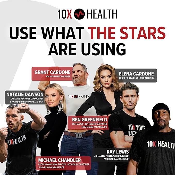 10X Health Sleep Supplement for Adults - 3mg Melatonin, L-Theanine & Magnesium Supplement for Deep Rest, Relaxation & Longer Sleep - Non-Habit Forming, 3-in-1 Natural Sleep Support - 60 Capsules