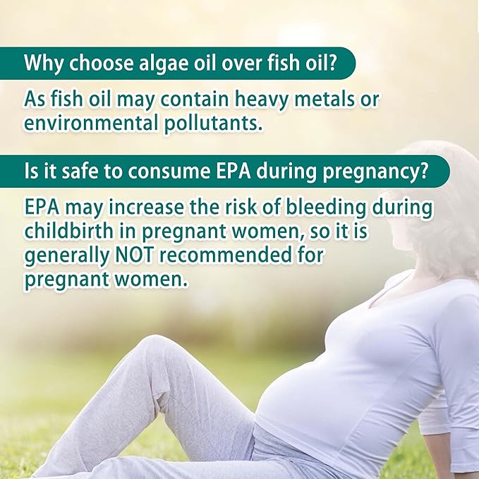 BHK's Prenatal DHA Algae Oil, Support for Mamas, Baby’s Brain and Nervous System Development from Pregnancy to Nursing, Omega-3, 60 Softgels