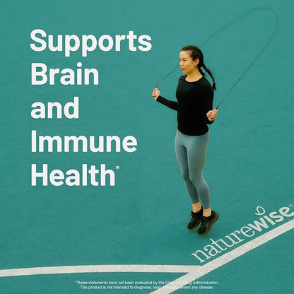 NatureWise Omega 3 Fish Oil - 500 mg per Pill - EPA & DHA - Immune Support, Brain Health & Optimal Wellness - Gluten and Soy Free, Non-GMO - 90 Softgels[3-Month Supply]