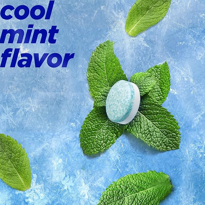 Alka-Seltzer Cool Action Heartburn Relief Gum, Extra Strength Antacid Gum, Acid Indigestion and Upset Stomach Relief, No Chalky Taste, Cool Mint Flavor, 60 Count