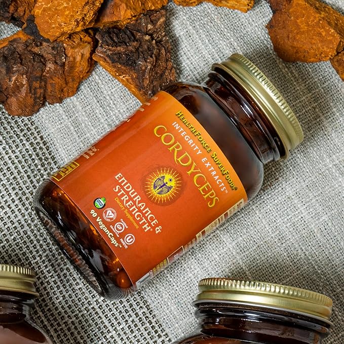 HealthForce SuperFoods Integrity Extracts Cordyceps – Capsules - 90 Vegan Capsules