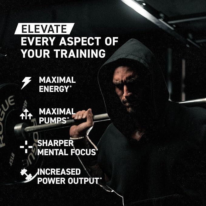 Kaged Pre Workout Powder Pre-Workout Elite for Men & Women, High Stimulant for Energy, Focus, Pumps, L-Citrulline, Beta Alanine, Creatine & 388mg of Organic Caffeine, Orange Mango