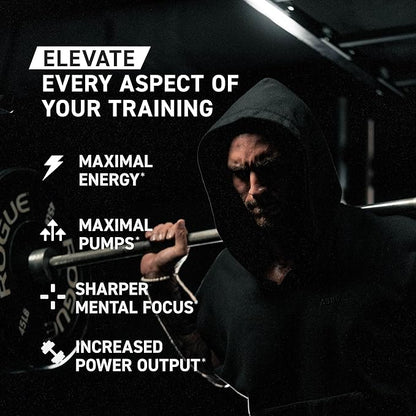 Kaged Pre Workout Powder Pre-Workout Elite for Men & Women, High Stimulant for Energy, Focus, Pumps, L-Citrulline, Beta Alanine, Creatine & 388mg of Organic Caffeine, Orange Mango
