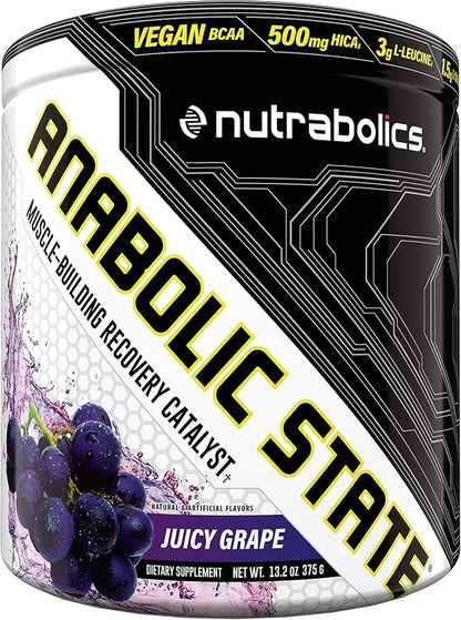 Nutrabolics Dietary Supplement Anabolic State Juicy Grape 375g (30 Servings)