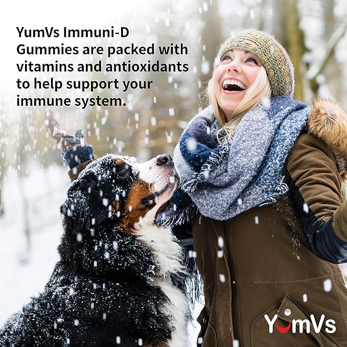 ImmuniD Elderberry Gummies for Kids by YumVs | Immune Support, Vitamin C & Vitamin D | Complete Immune System Support | Natural Berry Flavor Chewables-60 Count | Vitamin C and D for Kids