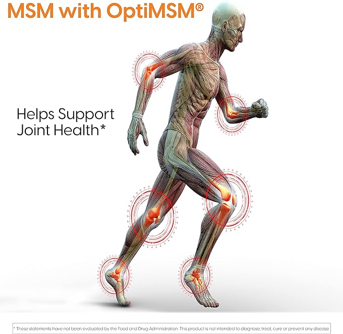 Doctors BEST MSM, Supports Hair, Skin, Nails, & Joints, Non-GMO, Gluten Free, 3000 mg Per Serving, 360 Capsules