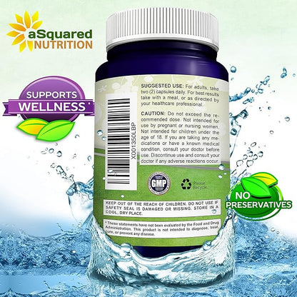 100% Natural Resveratrol - 1000mg Per Serving Max Strength (180 Capsules) Antioxidant Supplement, Trans-Resveratrol Pills for Heart Health & Pure, Polyphenols