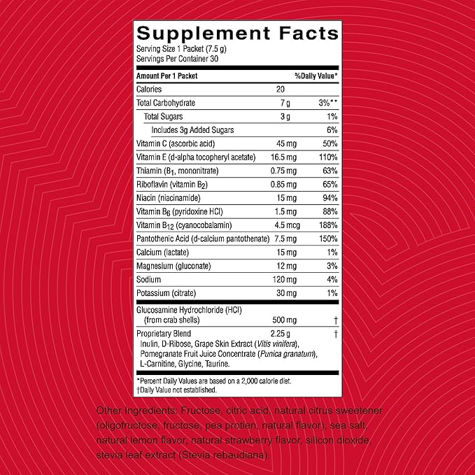Nature's Sunshine Solstic Revive, 30 Packets | Post Workout Recovery Drink with Vitamin C, Vitamin E, and Calcium to Support Bone Health and Replenish Important Nutrients