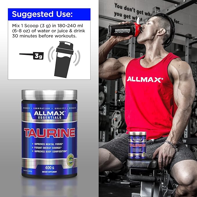 ALLMAX Nutrition Taurine - 400 g - 14 oz