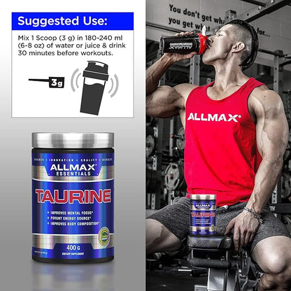 ALLMAX Nutrition Taurine - 400 g - 14 oz