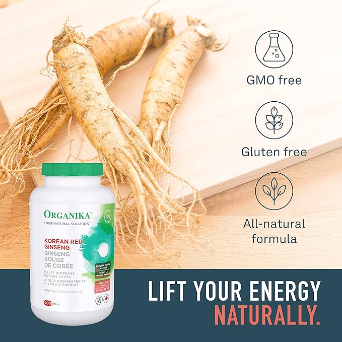 ORGANIKA Korean Red Ginseng, 200 CT