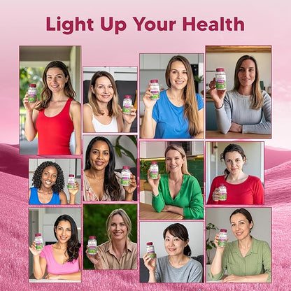 aSquared Nutrition Probiotics for Women - 50 Billion CFU Women's Probiotic Supports Digestive, Gut, Vaginal & Urinary Tract Health - Prebiotics for Females - 60 Capsules - Alt to Gummies