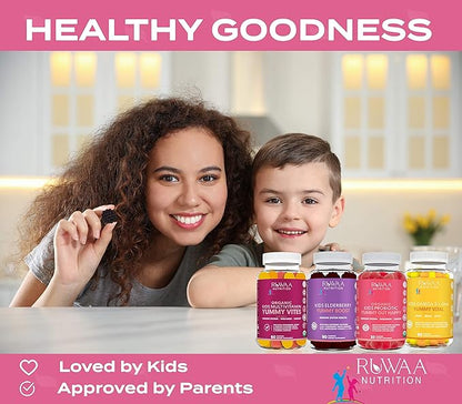 Sambucus Elderberry Gummies for Kids with Zinc & Vitamin C: Antioxidant, Immune Support Vitamins, Supports Immune System Health: Vegetarian, Gluten Free, Gelatin Free (3)