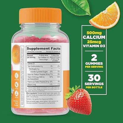 Lifeable B Complex Kids + Calcium with Vitamin D Kids, Gummies Bundle - Great Tasting, Vitamin Supplement, Gluten Free, GMO Free, Chewable Gummy