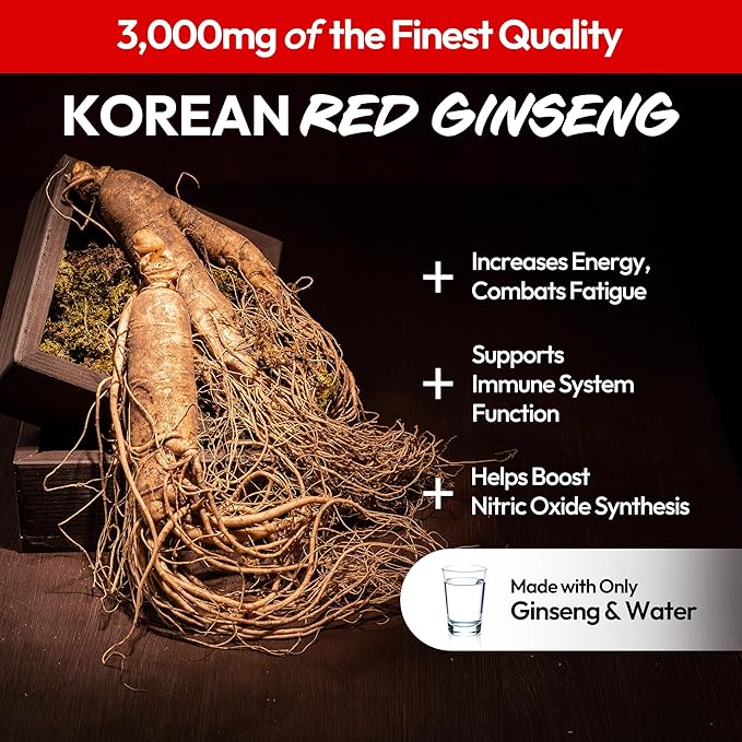 Everytime Korean Red Ginseng Extract 3000mg (Original) - Adaptogen Energy Drink Sugarless Liquid Stick Supplements - Energy Boost & Immune Support, Caffein Free 0.34 Fl Oz (Pack of 30)