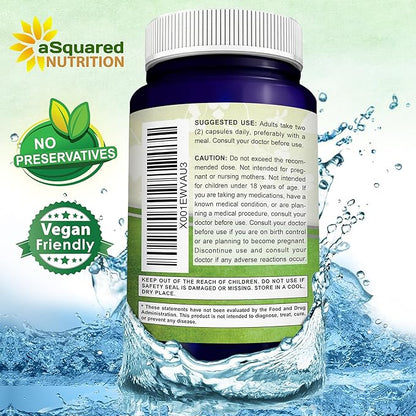aSquared Nutrition DIM Supplement 300mg Plus BioPerine - 200 Veggie Capsules - Diindolylmethane DIM Max Strength Pills to Support Estrogen Metabolism & Balance, Menopause Relief, PCOS, Hormonal Acne
