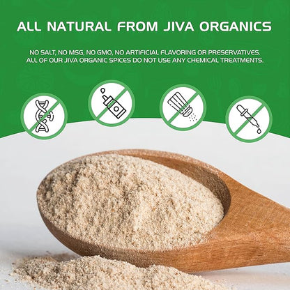 Jiva Organics Whole Psyllium Husk (Isabgol) 1.75 LB (28 Oz) Jumbo Bag - Non-GMO, Unflavored - Keto Friendly, Soluble Fiber