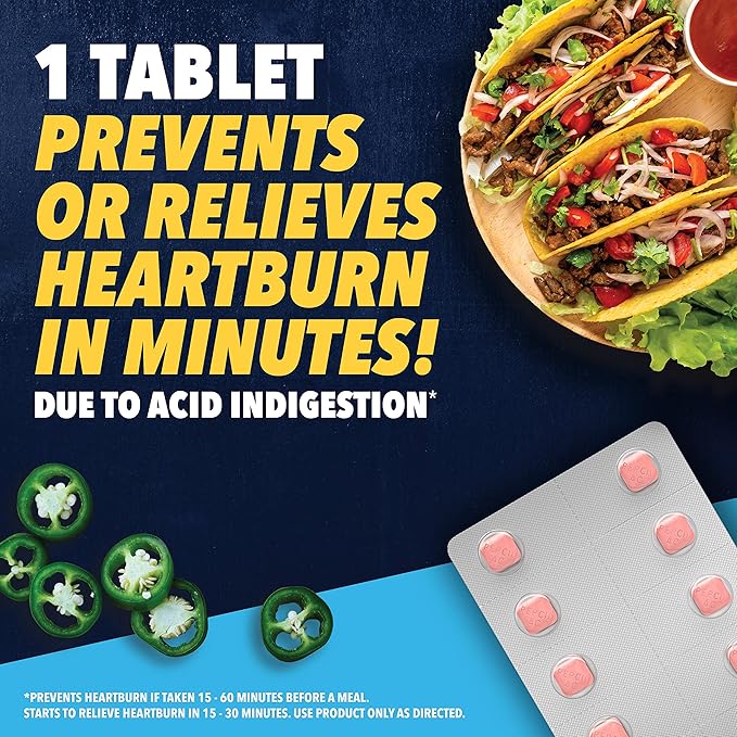 Pepcid AC Original Strength Heartburn Relief Tablets, OTC Medicine Prevents & Relieves Heartburn Due to Acid Indigestion & Sour Stomach, 10mg Famotidine Acid Reducer, Fast-Acting, 30 ct