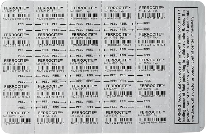 Ferrocite Tablets 100ct *Compare to Hemocyte* 324mg