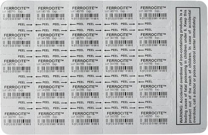 Ferrocite Tablets 100ct *Compare to Hemocyte* 324mg